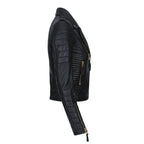 Stylish Women's Biker Jacket - Timber AND Hide