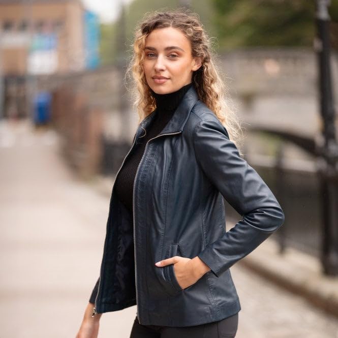 Stylish Women's Leather Jacket - Timber AND Hide