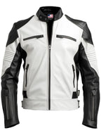 White Faux Leather Jacket