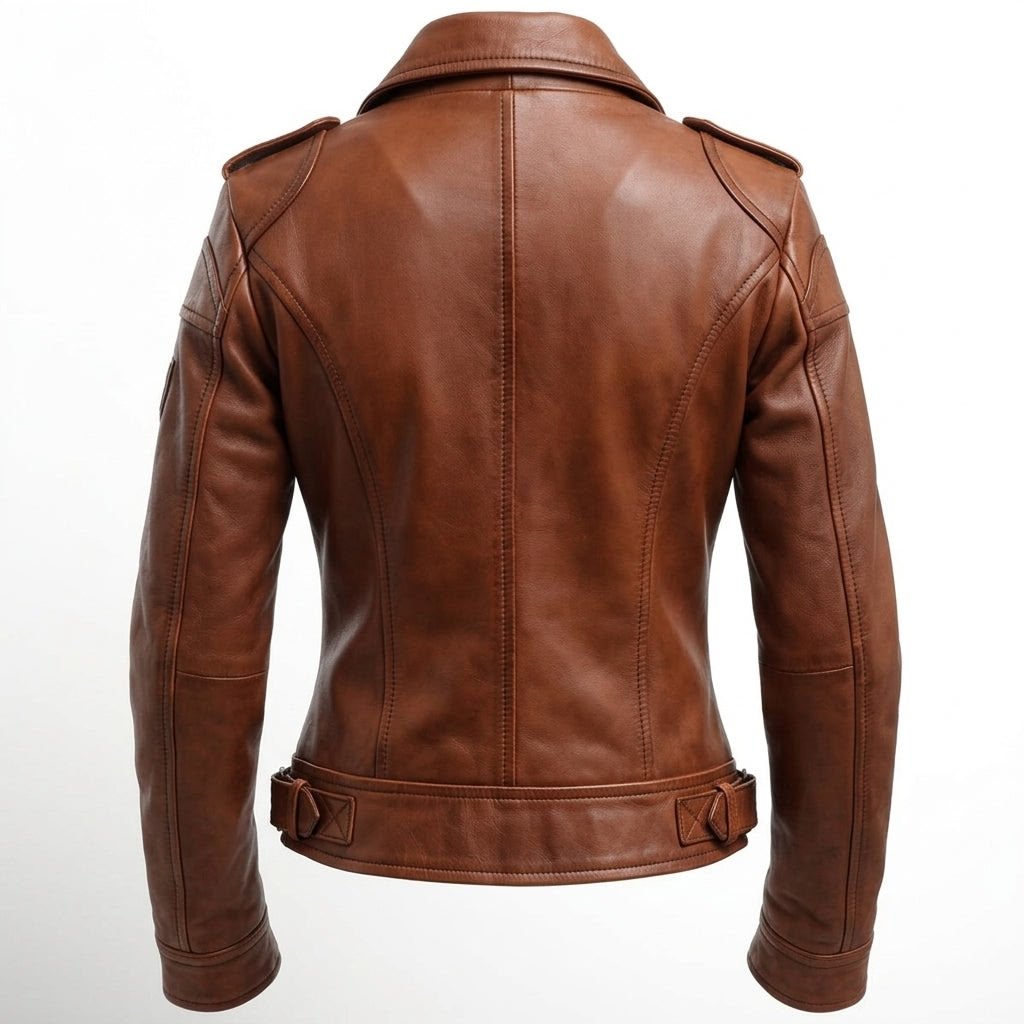 Women Brown Leather Jacket - Women Leather Jackets - Timber AND Hide