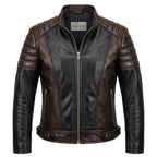Women Classy Designer Brown Leather Jacket (Dual Color) - Timber AND Hide