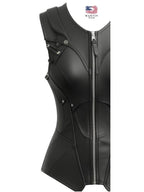 Women Kendler black Leather Vest