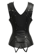 Women Kendler black Leather Vest