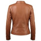Women Leather Jacket – Brown Jacket for Women - Timber AND Hide