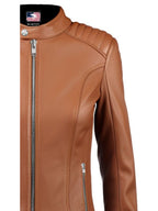Women Leather Jacket – Brown Jacket for Women