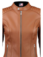 Women Leather Jacket – Brown Jacket for Women