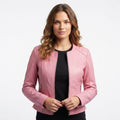Women's Biker Jacket Pink Leather jacket - Timber AND Hide