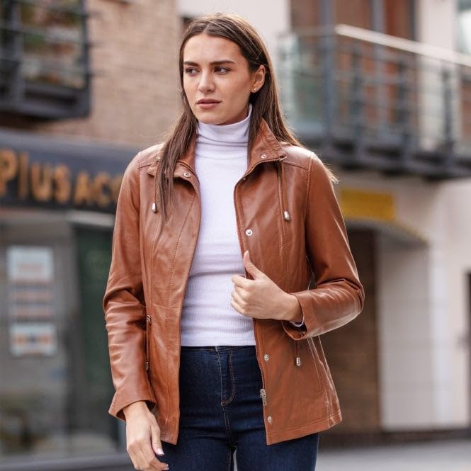 Women's Casual Leather Jacket - Timber AND Hide