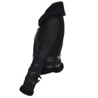Women's Fitted Sheepskin Aviator Flying Jacket | Leather Slim fit Aviator pilot jacket - Timber AND Hide
