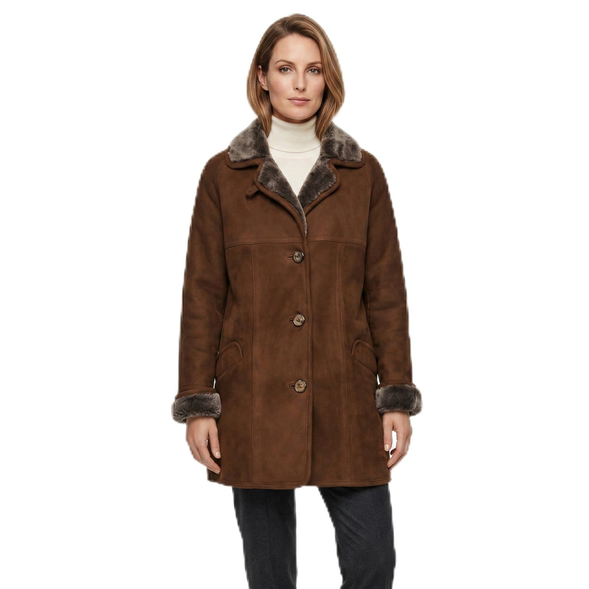 Women's Sheepskin Coat - Timber AND Hide
