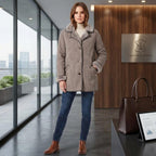 Women's Suede Leather Shearling Coat: Penny Lane Style Winter Jacket - Timber AND Hide